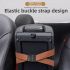 PU Leather Car Tissue Box Holder with Glasses Clip – Multi-Functional Organizer for Sun Visor & Center Console – Includes 1 Tissue, 6 Colors, Stylish Dashboard Car Decor