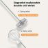 3-Speed Electric Milk Frother with Stainless Steel Whisk & Stand – USB Rechargeable 500mAh Battery, Portable Milk Frother for Coffee, Latte Art, Smoothies & Shakes