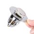 Universal Bathroom Sink Stopper – Anti-Odor Pop-Up Drain Plug with Hair Catcher, Fits 1.2–1.5 Inch Drains, Rust-Resistant Copper Core, Easy Install, Fast Drainage & Anti-Clog Design
