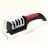4-in-1 Professional Knife Sharpener – Tungsten Steel, ABS & Ceramic Sharpening Stones – 4-Stage Sharpener for Kitchen Knives, Ergonomic Handle, Easy to Hang – Durable Kitchen Tool 