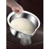 Stainless Steel Kitchen Colander with Handle 10x5.5 Inches– Multi-Use Mesh Strainer for Rice Washing, Fruit Draining & Vegetable Cleaning – Durable, Food-Grade Sieve