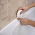 Waterproof Self-Adhesive Toilet & Bathroom Edge Guard – 5m U-Shaped Seal Strip for Toilet Base, Sink & Kitchen – Anti-Splash, Mold-Resistant, Durable Sealing Tape