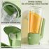 Dark Green Glass Olive Oil Sprayer Bottle 16oz (470ML) – 2-in-1 Oil Dispenser & Mister, BPA-Free, Light-Blocking, with Auto Flip Cap & Label Stickers for Air Fryer, BBQ, Cooking