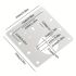 Stainless Steel Hinge Repair Plate Kit – 9x9cm Cabinet Door Fixing Bracket with 6 Screws – Easy Installation for Kitchen Cupboard, Drawer, and Furniture Repair