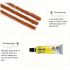 Tire Repair Kit for Cars & Motorcycles – Emergency On-the-Go Tire Fix Kit with Durable Tire Lever, Glue Strips & Screws, Essential Tire Changing Tools