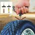 Tire Repair Kit for Cars & Motorcycles – Emergency On-the-Go Tire Fix Kit with Durable Tire Lever, Glue Strips & Screws, Essential Tire Changing Tools