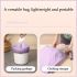 Roll of 100/50 Drawstring Purple Trash Bags – Heavy-Duty, Leak-Proof Garbage Bags for Kitchen, Bathroom, Bedroom & Living Room – Tear-Resistant Plastic Waste Bags for Home Use