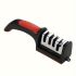4-in-1 Professional Knife Sharpener – Tungsten Steel, ABS & Ceramic Sharpening Stones – 4-Stage Sharpener for Kitchen Knives, Ergonomic Handle, Easy to Hang – Durable Kitchen Tool 