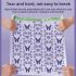 100-Pack Lavender Scented Drawstring Trash Bags – Large, Thick, Tear-Resistant, Floral Design, Multipurpose Disposable Bags for Kitchen, Bathroom, Bedroom, Living Room & Toilet