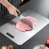 Premium Double-Sided Stainless Steel Chopping Board – Food Grade, Rust-Resistant, Dishwasher Safe & Durable – Ideal for Kitchen