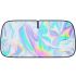 Titanium Silver Alloy Laser Car Sunshade – 4-Layer UV Protection & Heat Insulation, Lightproof Windshield Sun Shade for Front & Rear Windows, Durable Auto Interior Accessory