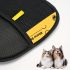 Large Pet Static Hair Removal Gloves – Black Polypropylene Cat & Dog Grooming Gloves with Yellow Accents, 24.99cm x 17.98cm – Effective Hair & Dander Removal, Durable Pet Care Accessory
