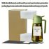Dark Green Glass Olive Oil Sprayer Bottle 16oz (470ML) – 2-in-1 Oil Dispenser & Mister, BPA-Free, Light-Blocking, with Auto Flip Cap & Label Stickers for Air Fryer, BBQ, Cooking