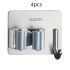 Organize Your Kitchen with this No-Drill SUS304 Stainless Steel Mop Broom Holder - Heavy Duty Wall Mount Hook Hanger Storage Rack for Home Garage Bathroom Cleaning Tools