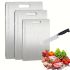 Premium Double-Sided Stainless Steel Chopping Board – Food Grade, Rust-Resistant, Dishwasher Safe & Durable – Ideal for Kitchen
