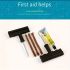 Tire Repair Kit for Cars & Motorcycles – Emergency On-the-Go Tire Fix Kit with Durable Tire Lever, Glue Strips & Screws, Essential Tire Changing Tools