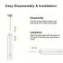 3-Speed Electric Milk Frother with Stainless Steel Whisk & Stand – USB Rechargeable 500mAh Battery, Portable Milk Frother for Coffee, Latte Art, Smoothies & Shakes