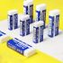 Pack of 5 White 2B Erasers - 5cm – Smudge-Free Plastic Rectangle Erasers for Pencils, Office & School Supplies, No Feathering, Perfect for Students, Drawing, Sketching & Back-to-School Gifts