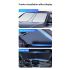 Car Sunshade Front Window Curtain – Windshield Heat Shield Sunblock Panel 139.7cm x 76.96cm, UV Protection, Interior Cooling Sun Shade for Cars, Trucks & SUVs | Easy Install