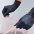 100 PCS Black Nitrile Gloves – Disposable, Latex-Free, Durable, Waterproof, Non-Slip, Food Safe – Ideal for Kitchen, Dishwashing, Cleaning, Indoor & Outdoor Use – Comfortable Fit