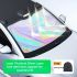 Titanium Silver Alloy Laser Car Sunshade – 4-Layer UV Protection & Heat Insulation, Lightproof Windshield Sun Shade for Front & Rear Windows, Durable Auto Interior Accessory