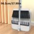 Household Broom and Dustpan Set with Long Handle – Rotatable Broom with Comb Teeth for Easy Floor Sweeping – Cleaning Supplies for Home, Kitchen, Room, Office