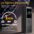 Portable Air Compressor Tire Inflator 150 PSI – Cordless Smart Car Tire Pump with Pressure Gauge, LED Light, Auto Shutoff – Fast 3X Inflation for Cars, Motorcycles, Bicycles & Balls