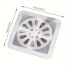 10pcs Self-Adhesive Hair Catcher Stickers for Shower, Sink & Bathroom Drains – Anti-Clog Floor Drain Covers – Disposable, Easy to Use, Anti-Insect, Plastic