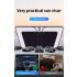 Car Sunshade Front Window Curtain – Windshield Heat Shield Sunblock Panel 139.7cm x 76.96cm, UV Protection, Interior Cooling Sun Shade for Cars, Trucks & SUVs | Easy Install