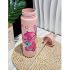 Disney KLM Cartoon Transparent Sports Water Bottle 800ML – Leakproof Pop-Up Lid, Lightweight Rectangle Bottle for Gym, Fitness, Running & Outdoor Hydration – Fun & Durable Gift