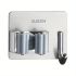 Organize Your Kitchen with this No-Drill SUS304 Stainless Steel Mop Broom Holder - Heavy Duty Wall Mount Hook Hanger Storage Rack for Home Garage Bathroom Cleaning Tools