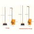 Household Broom and Dustpan Set with Long Handle – Rotatable Broom with Comb Teeth for Easy Floor Sweeping – Cleaning Supplies for Home, Kitchen, Room, Office
