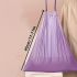 Roll of 100/50 Drawstring Purple Trash Bags – Heavy-Duty, Leak-Proof Garbage Bags for Kitchen, Bathroom, Bedroom & Living Room – Tear-Resistant Plastic Waste Bags for Home Use