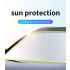 Car Sunshade Front Window Curtain – Windshield Heat Shield Sunblock Panel 139.7cm x 76.96cm, UV Protection, Interior Cooling Sun Shade for Cars, Trucks & SUVs | Easy Install