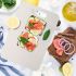 Premium Double-Sided Stainless Steel Chopping Board – Food Grade, Rust-Resistant, Dishwasher Safe & Durable – Ideal for Kitchen