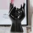 Unique Human Art Sculpture Makeup Brush Holder & Pen Cup – Resin Decorative Organizer, Anti-Drop Design, Lightweight Desk Ornament – Perfect for 11 Festival Gifts