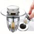 Universal Bathroom Sink Stopper – Anti-Odor Pop-Up Drain Plug with Hair Catcher, Fits 1.2–1.5 Inch Drains, Rust-Resistant Copper Core, Easy Install, Fast Drainage & Anti-Clog Design