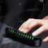 Car Dashboard Parking Number Display Plate – Durable ABS Temporary Phone Number Frame with Magnetic Digits, Heat & Sun Resistant, Easy-to-Move Design for Car Owners