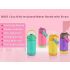 BOGI Kids Insulated Stainless Steel Water Bottle with Straw – 12oz/350ml Leak-Proof BPA-Free Reusable Bottle for School, Sports & Travel – Dishwasher Safe, Pink with Teal Accents