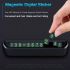 Car Dashboard Parking Number Display Plate – Durable ABS Temporary Phone Number Frame with Magnetic Digits, Heat & Sun Resistant, Easy-to-Move Design for Car Owners