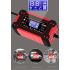 12V 6A Smart Pulse Battery Charger with LCD Display | Auto & Manual Modes, Temperature Compensation, Overcharge Protection | Car & Motorcycle Battery Repair Tool