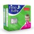 Fine Baby Diapers Supper Dry Green, Maxi Size 5 (10–22kg), Pack of 70 Diapers, Double Lock System, Super Absorbent, Stretchy Fit, Long-Lasting Dryness for Active Babies