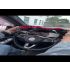 Crystal Carbon Fiber Faux Leather Car Steering Wheel Cover – 15 Inch (36.83–38.1cm), Anti-Slip, Odor-Free, Embroidered Design, Universal Fit Car Interior Accessory